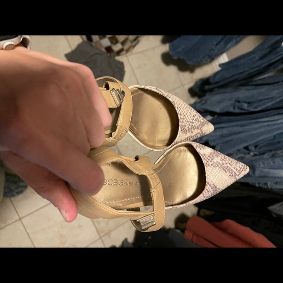 Snakeskin Heels - Picture 3 of 5